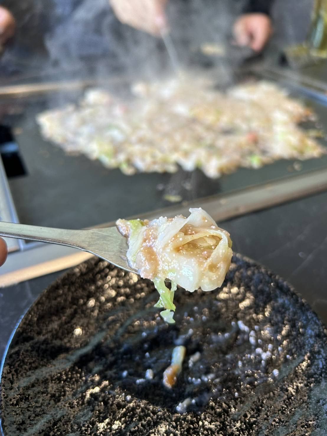 明太餅もんじゃ