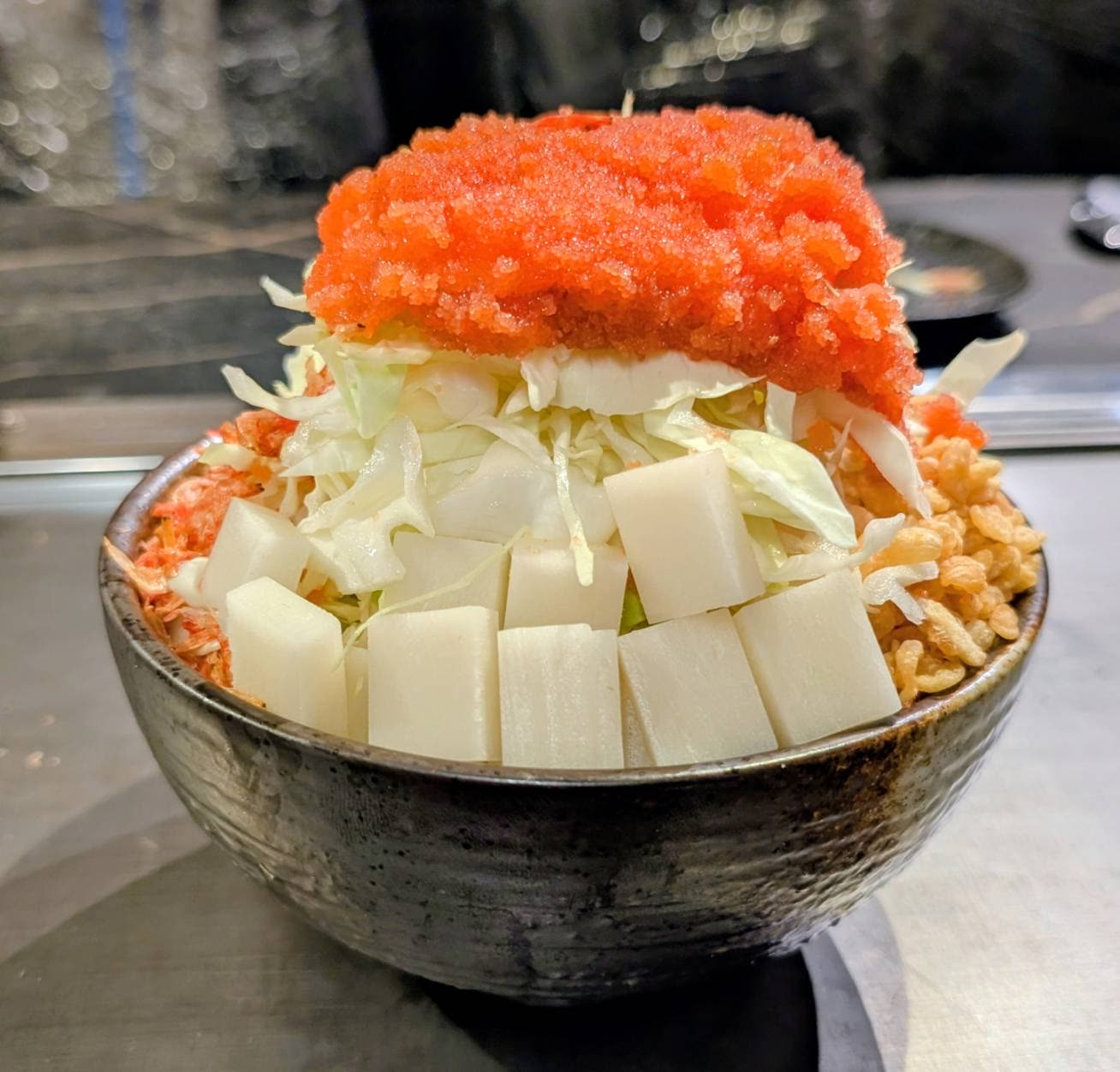 明太餅もんじゃ
