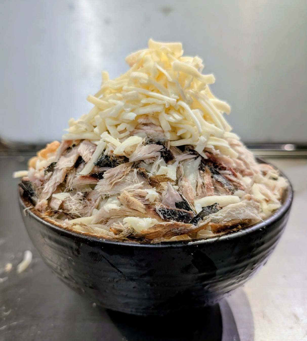 さば節チーズもんじゃ